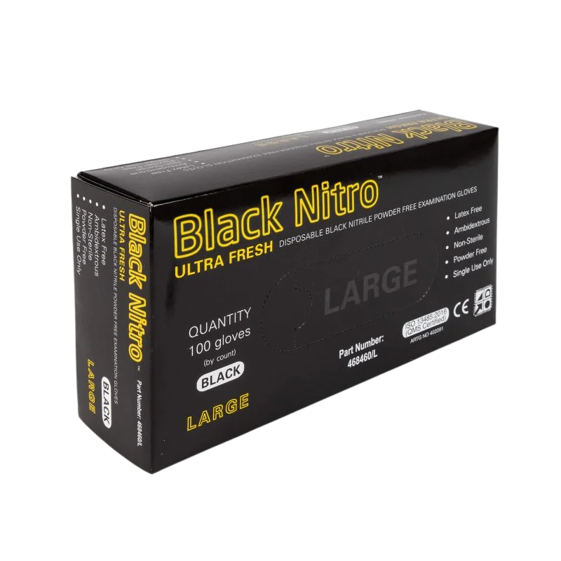 IGL Coatings Australia Exterior Care Large Black Nitrile Gloves