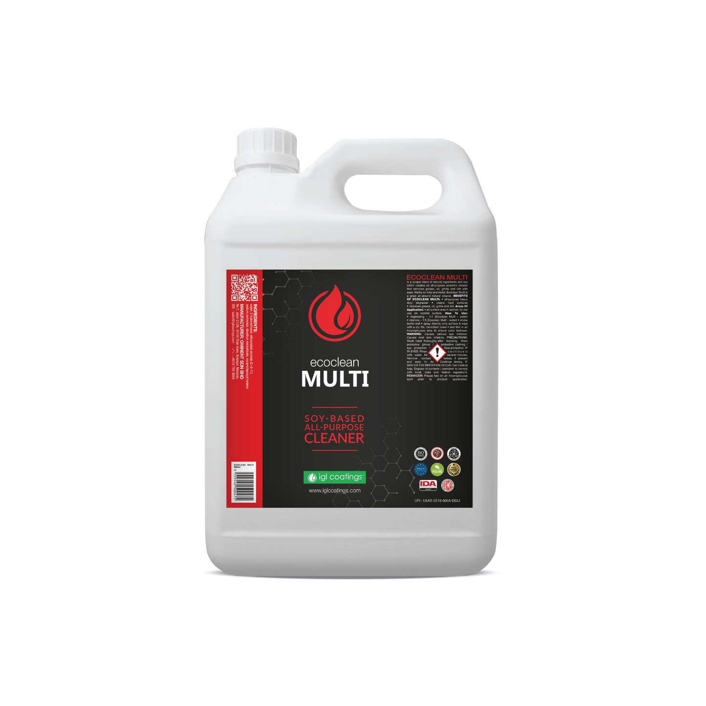 IGL Coatings Australia Exterior Care 5L IGL Ecoclean Multi All Purpose Cleaner