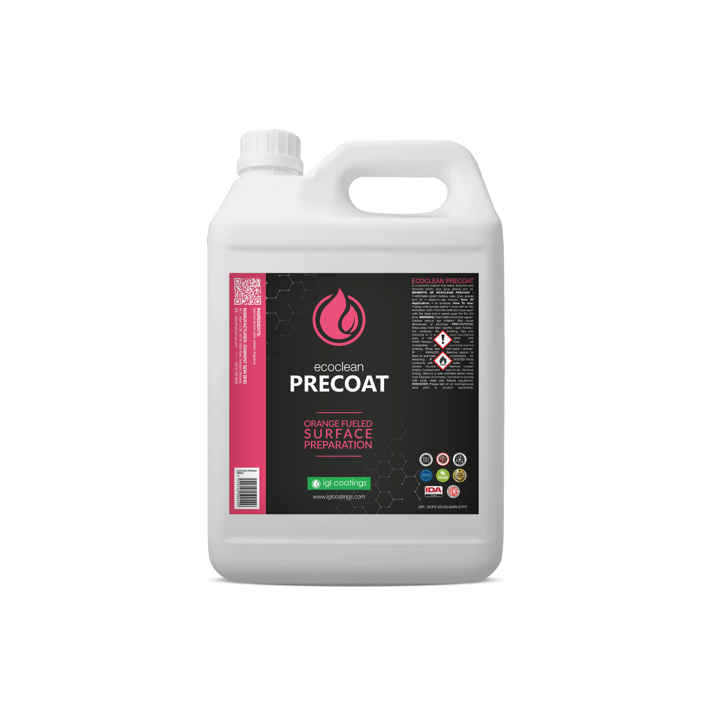 IGL Coatings Australia Exterior Care 500ml IGL Ecoclean Precoat
