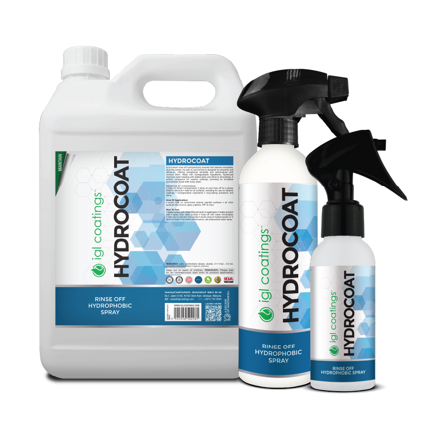 IGL Coatings Australia Paint sealant 5L IGL Hydrocoat - Instant Hydrophobic Touchless Spray