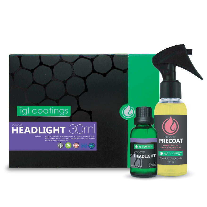 IGL Coatings Australia Professional Automotive Coating 30ml IGL Ecocoat Headlight (nano coating) UV Absorbing Coating