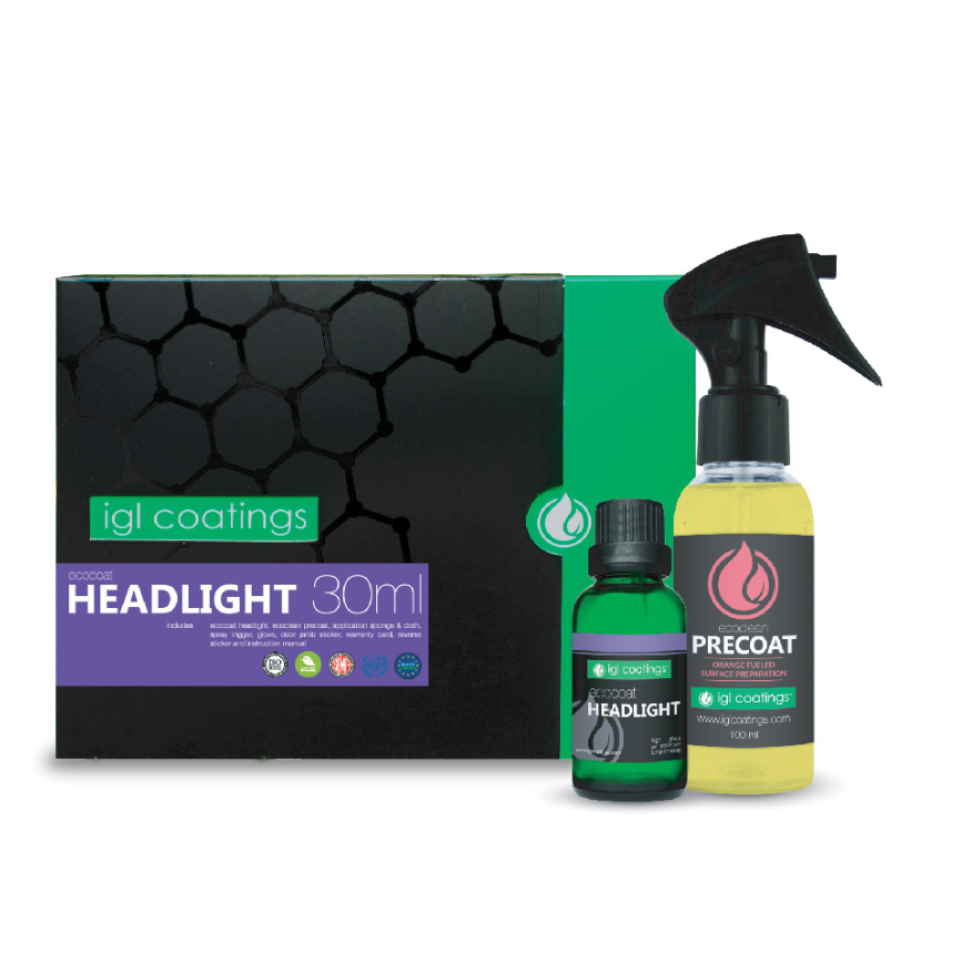 IGL Coatings Australia Professional Automotive Coating 30ml IGL Ecocoat Headlight (nano coating) UV Absorbing Coating
