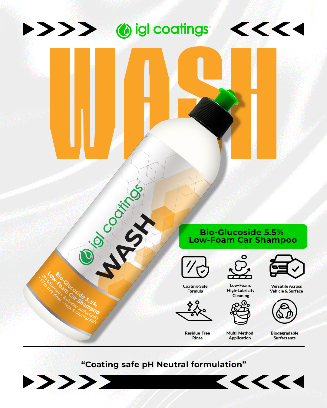 IGL Coatings Australia Car Wash IGL Wash - Concentrate wash liquid