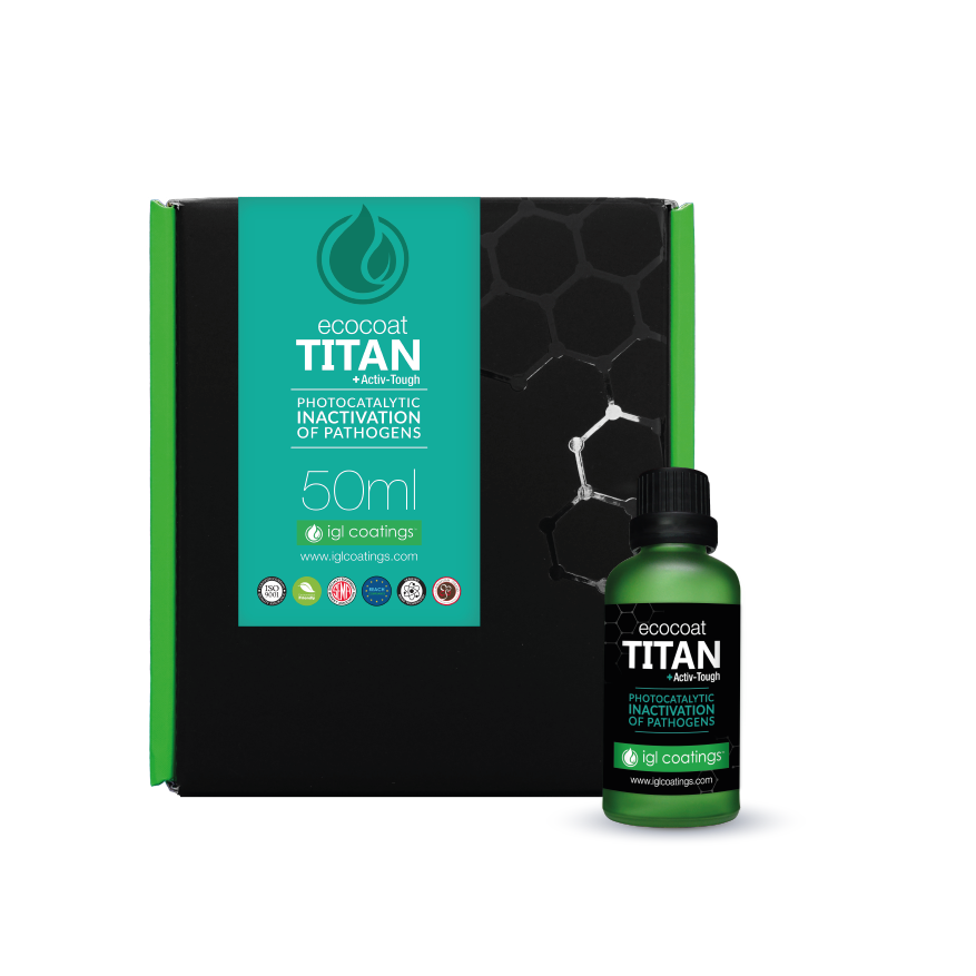 IGL Coatings Australia Disinfectant 50ml Kit IGL Titan - Photocatalytic anti microbial coating