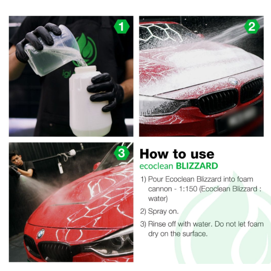 IGL Coatings Australia IGL Ecoclean Blizzard - Carton of 12 x 500ml bottles