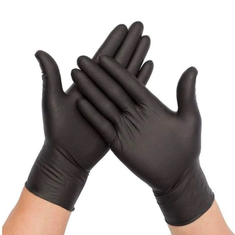 IGL Coatings Australia Nitrile Gloves - Black pack of 100 gloves