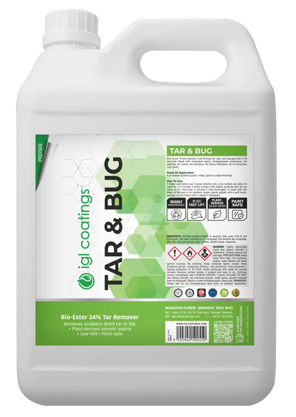 IGL Bug & Tar Remover – Paint Safe Spray for Tar, Bugs, Sap & Road Grime
