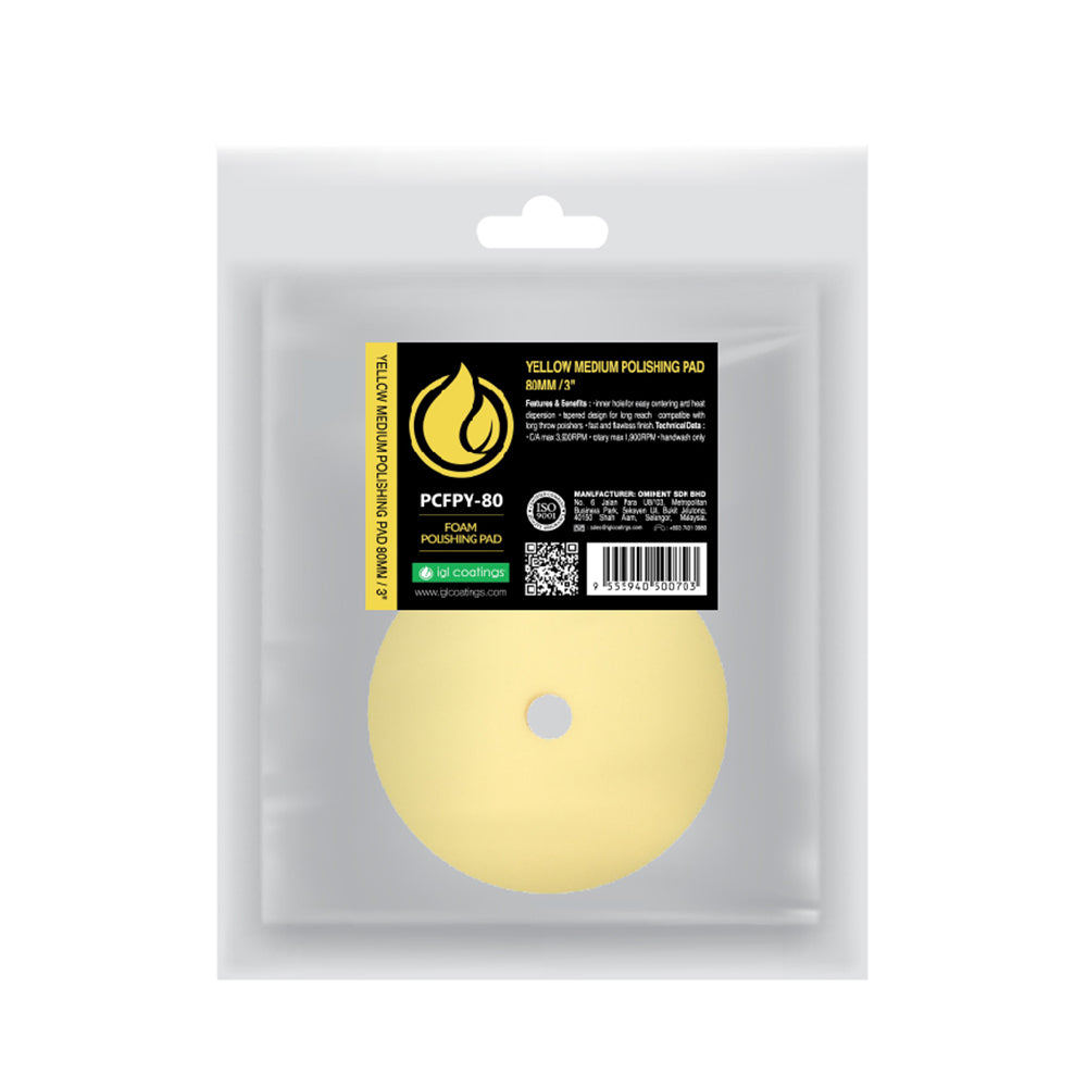 IGL Yellow Medium Polishing Foam Pad